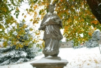Sníh na Božím Daru na konci léta (ilustrační foto).